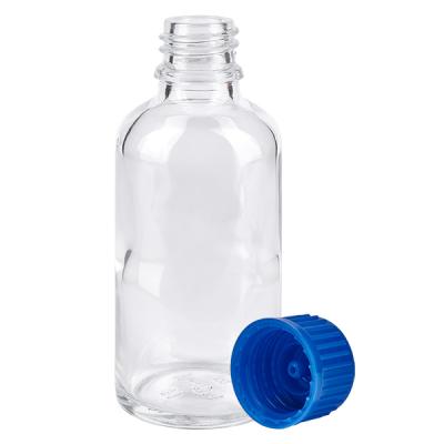 50ml Flasche 11mm Schraubverschluss blau Standard ClearLine UT18/50