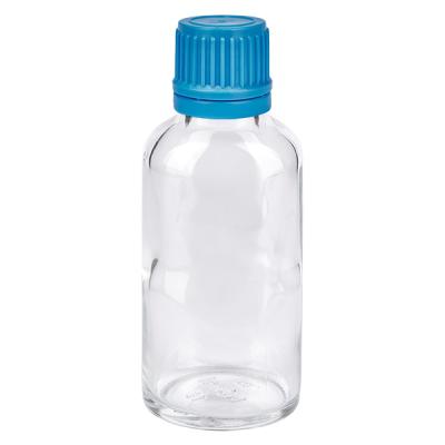 30ml Flasche 11mm Schraubverschluss blau Originalitätsverschluss ClearLine UT18/30