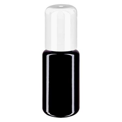 Apothekenflasche violett 20ml Roll-On Verschluss weiß