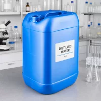 Stapelbarer blauer Kanister 25L ohne Verschluss mit ergonomischem Griff für Laboranwendungen
