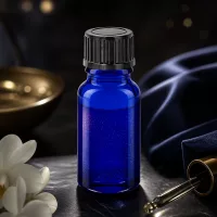 10ml Flasche 11mm Schraubverschluss schwarz Standard BlueLine UT18/10
