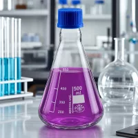 Konischer Laborkolben 500ml perfekt für Titrationen und chemische Reaktionen