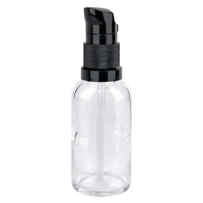 30ml Pumpflasche schwarz Standardverschluss ClearLine UT18/30