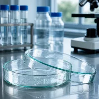 Glaspetrischale 100x20mm wiederverwendbar autoklavierbar für professionelle Laboranwendungen
