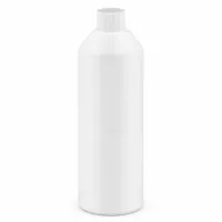 Laborgerechte HDPE Flasche 250ml in Weiß mit auslaufsicherem Schraubdeckel