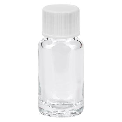 10ml Flasche 11mm Schraubverschluss weiß Standard ClearLine UT18/10