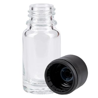 10ml Flasche 6mm Schraubverschluss schwarz Standard ClearLine UT18/10