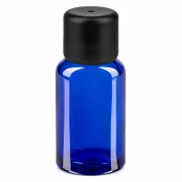 10ml Flasche 6mm Schraubverschluss schwarz Standard BlueLine UT18/10