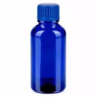 30ml Tropfflasche blau mit festem Verschluss für präzise Dosierung von Flüssigkeiten