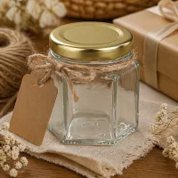 47ml Hexaglas mit BasicSeal Deckel gold UNiTWIST