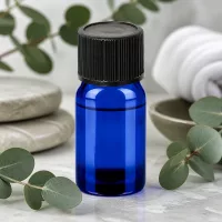 Ergonomische 5ml Tropfflasche mit rutschfestem schwarzem Verschluss für einfache Handhabung
