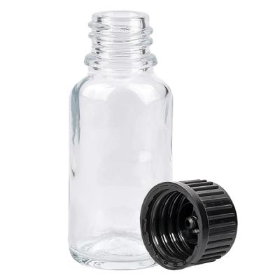 20ml Flasche 11mm Schraubverschluss schwarz Standard ClearLine UT18/20