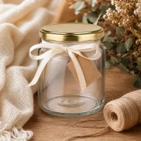 350g Honigglas + BasicSeal Deckel gold UNiTWIST