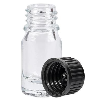 5ml Flasche 11mm Schraubverschluss schwarz Standard ClearLine UT18/5