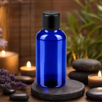 30ml Braunglasflasche BlueLine Serie mit präzisem 6mm Verschluss für dosierte Abgabe von Tinkturen