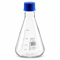 Konischer Laborkolben 500ml für Mischen und Aufbewahren mit auslaufsicherem Verschluss