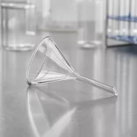 Präzisionstrichter 60 Grad Neigungswinkel aus Kalk-Soda-Glas 45mm für exakte Dosierung