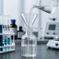 Chemikalienbeständiger Labortrichter aus Kalk-Soda-Glas mit optimaler 100mm Durchmesser-Größe