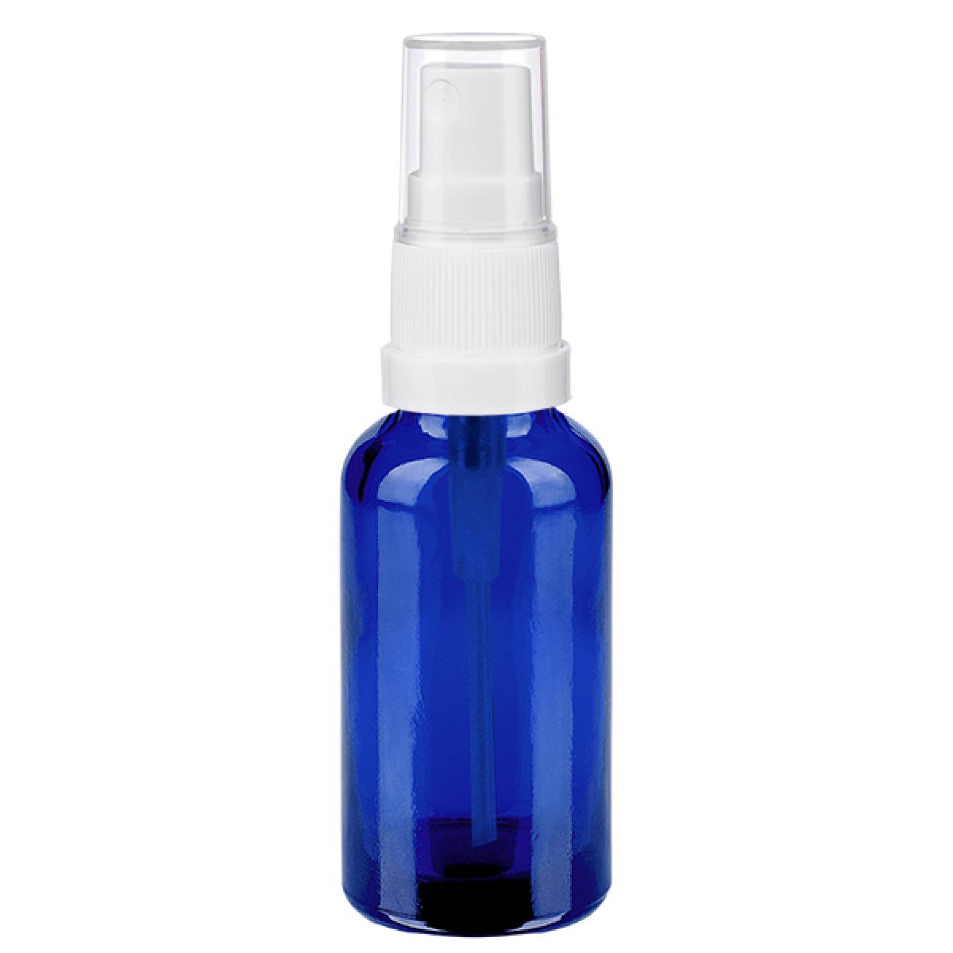 30ml Sprayflasche weiß/transparent Standardverschluss BlueLine UT18/30
