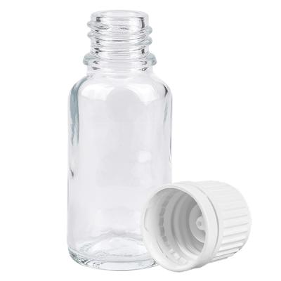 20ml Flasche 11mm Schraubverschluss weiß Standard ClearLine UT18/20