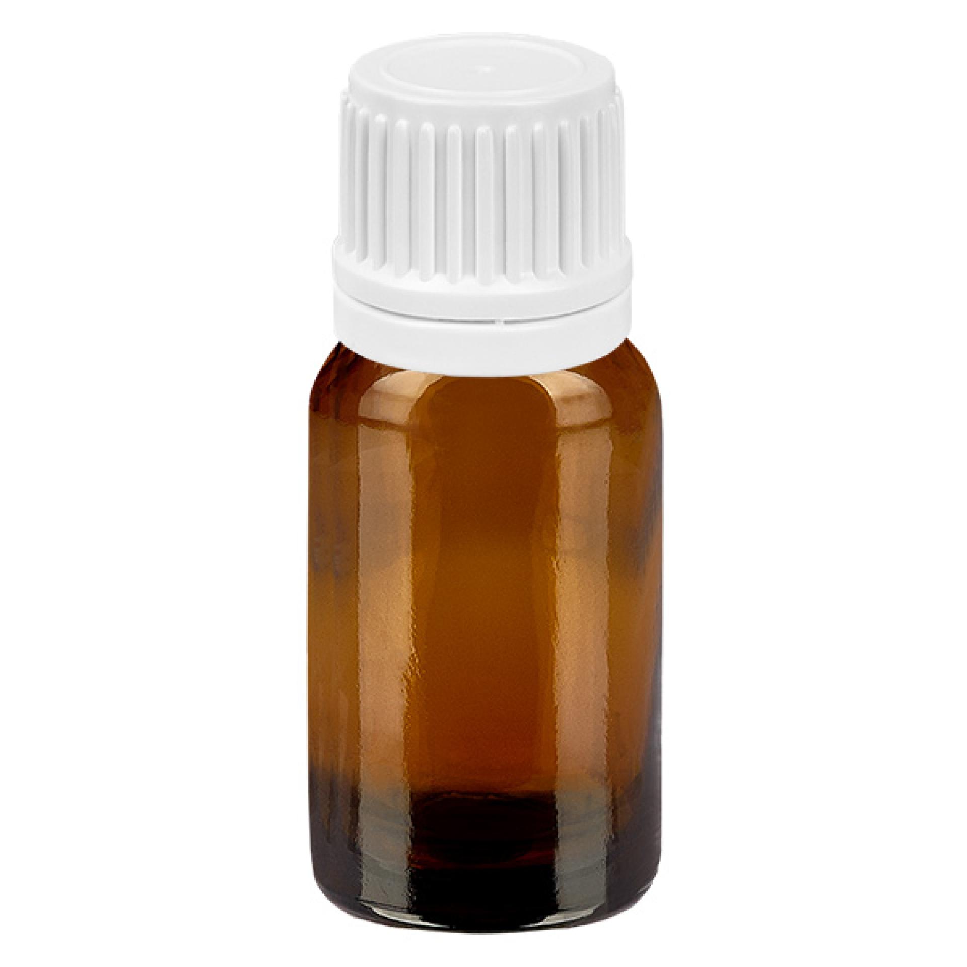 10ml Tropfflasche 0.7mm weiß Originalitätsverschluss BrownLine UT18/10