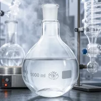 Chemiekolben 1000ml hitzebeständig mit ergonomischer Form und standardisiertem Schliff 29/32