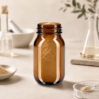 Laborqualität Weithalsflasche aus braunem Glas 100ml für professionelle Anwendung