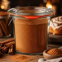 WECK Mini Sturzglas 140ml luftdicht verschlossen mit fein gemahlenem Zimt zum Backen