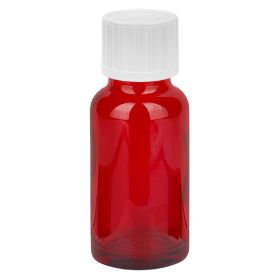 20ml Tropfflasche 1.2mm weiß Standardverschluss Kindersicherung RedL. UT18/20