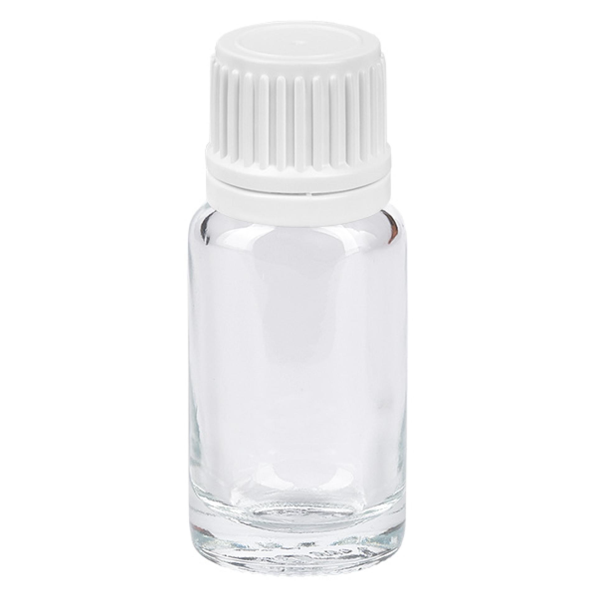 10ml Flasche 11mm Schraubverschluss weiß Originalitätsverschluss ClearLine UT...
