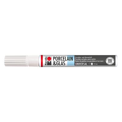 Malstift weiß 2-4mm für Glas/Porzellan