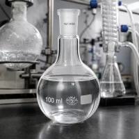 Chemiekolben 100ml mit standardisiertem Anschluss für Reaktionsführung und Aufarbeitung
