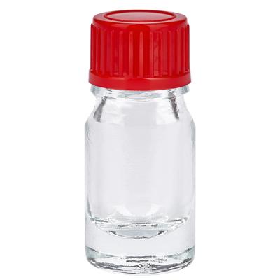 5ml Flasche 11mm Schraubverschluss rot Standard ClearLine UT18/5
