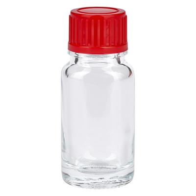 10ml Flasche 11mm Schraubverschluss rot Standard ClearLine UT18/10