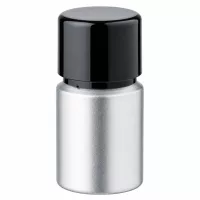 Robuste 10ml Aluminium Flasche - korrosionsbeständige gebeizte Oberfläche mit sicherem Verschluss