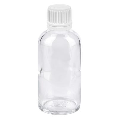 50ml Flasche 11mm Schraubverschluss weiß Originalitätsverschluss ClearLine UT18/50
