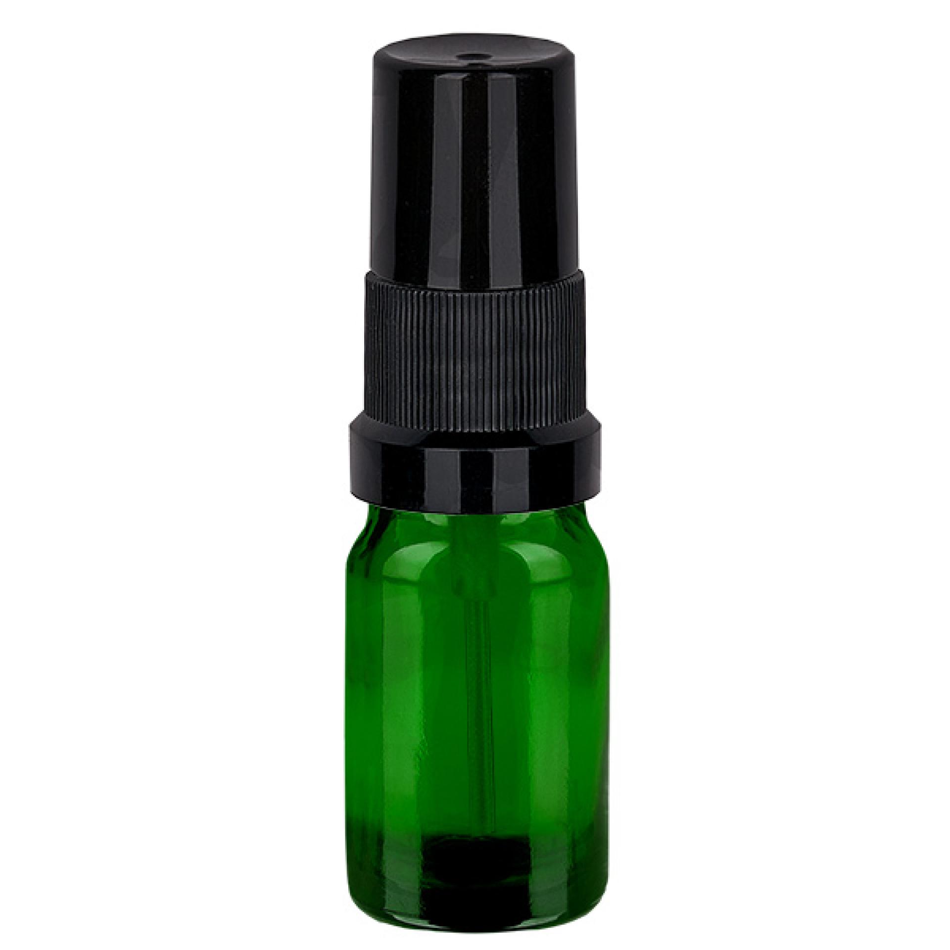 5ml Sprayflasche schwarz Standardverschluss GreenLine UT18/5