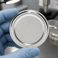 BasicSeal Twist-Off Deckel 100mm silber matt TO100 Nahaufnahme gebürstete Metalloberfläche