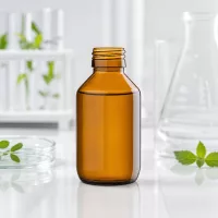 Robuste Braunglasflasche 100ml Volumen ideal für Tropfen und flüssige Arzneien