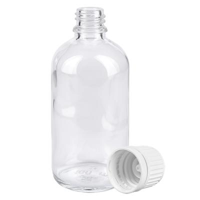 100ml Flasche 11mm Schraubverschluss weiß Originalitätsverschluss ClearLine UT18/100