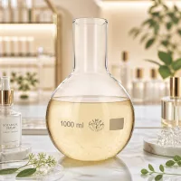 Weithalskolben 1000ml aus hitzebeständigem Glas für Erhitzung und chemische Reaktionen