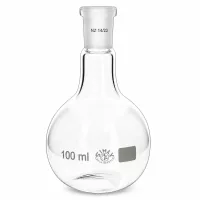Kleiner Stehkolben 100ml Fassungsvermögen ideal für Mikrochemie und Analysen