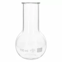 Weithals Rundkolben 100ml Fassungsvermögen perfekt für Schulexperimente
