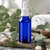 Kompakte 30ml Tropfflasche mit Pipettenverschluss BlueLine UT18 für präzise Anwendung