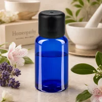 10ml Flasche 6mm Schraubverschluss schwarz Standard BlueLine UT18/10