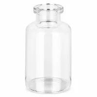 Pharmazeutische Klarglasflasche 20ml für Injektionspräparate mit typischer Vialdosierform