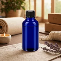 30ml Blauglas Aromaflasche mit 11mm Halsöffnung für präzise Portionierung und Mischungen