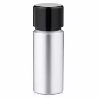Robuste Aluminium-Flasche 20ml mit gebürsteter Metalloberfläche für den täglichen Gebrauch