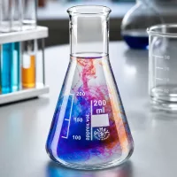 Erlenmeyerkolben 200ml Enghals