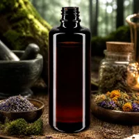 Edle Miron Tropfflasche Orion 100ml aus Violettglas für hochwertige Essenzen und Extrakte